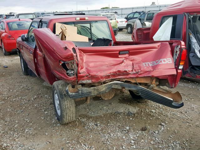 4F4CR16U8TTM09764 - 1996 MAZDA B3000 CAB RED photo 3