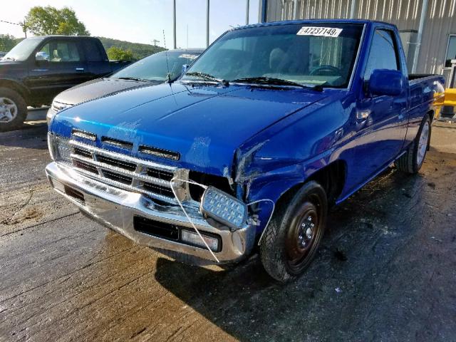 1N6SD11S2MC346443 - 1991 NISSAN TRUCK SHOR BLUE photo 2