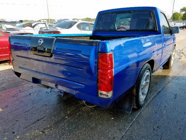 1N6SD11S2MC346443 - 1991 NISSAN TRUCK SHOR BLUE photo 4