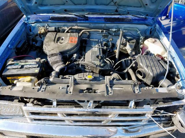 1N6SD11S2MC346443 - 1991 NISSAN TRUCK SHOR BLUE photo 7