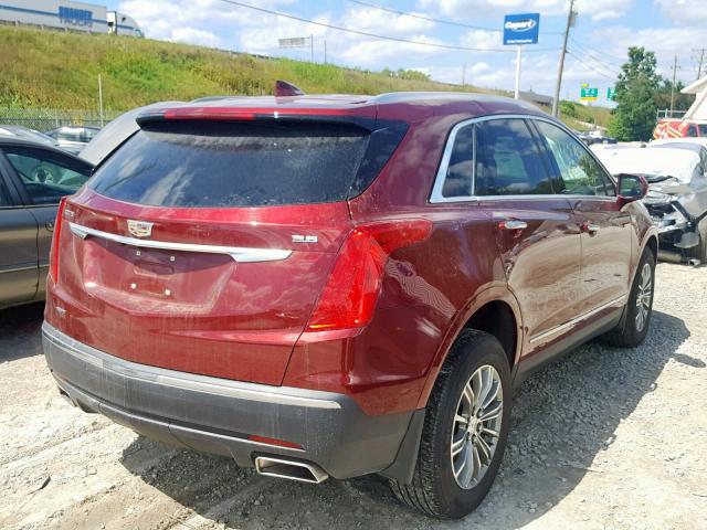 1GYKNDRSXHZ113686 - 2017 CADILLAC XT5 LUXURY RED photo 4