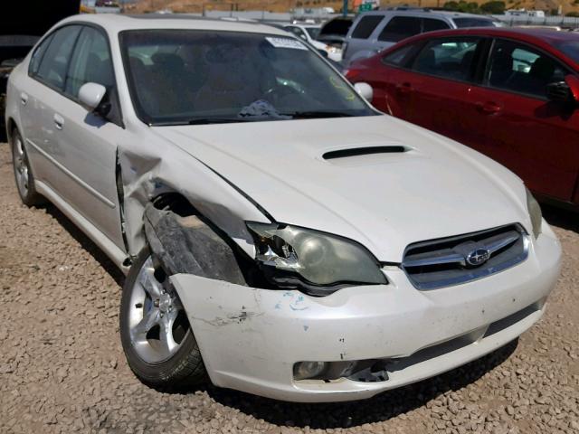 4S3BL676254212394 - 2005 SUBARU LEGACY GT WHITE photo 1