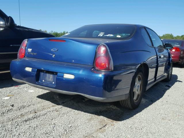 2G1WW12E439143320 - 2003 CHEVROLET MONTE CARL ლურჯი ფოტო 4