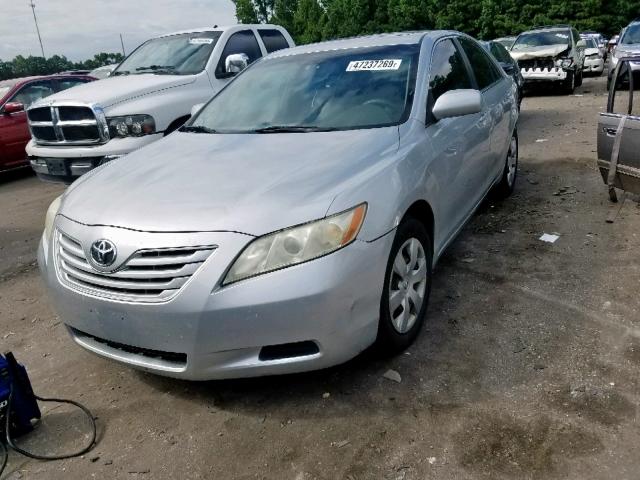 4T1BK46K37U021118 - 2007 TOYOTA CAMRY LE SILVER photo 2