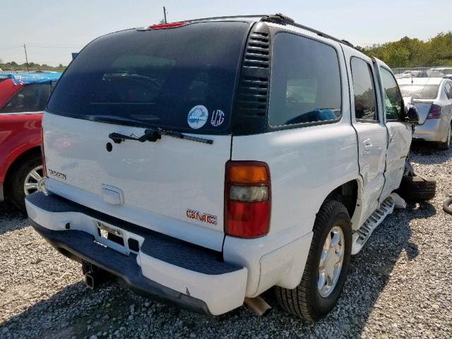 1GKEK63U33J321566 - 2003 GMC YUKON DENA WHITE photo 4