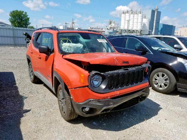 ZACCJBAB6JPH70348 - 2018 JEEP RENEGADE S Narıncı foto 1