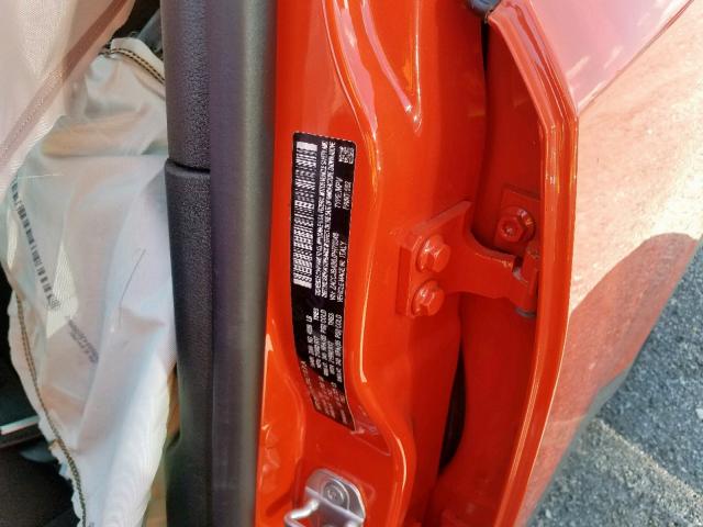 ZACCJBAB6JPH70348 - 2018 JEEP RENEGADE S Narıncı foto 10