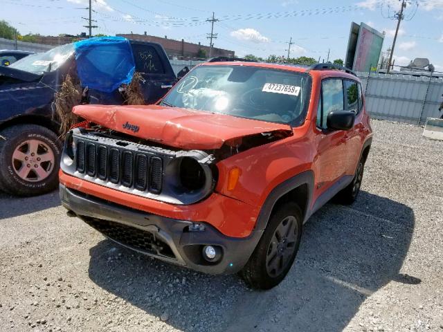 ZACCJBAB6JPH70348 - 2018 JEEP RENEGADE S Narıncı foto 2