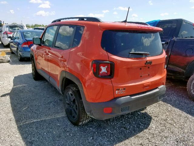 ZACCJBAB6JPH70348 - 2018 JEEP RENEGADE S Narıncı foto 3