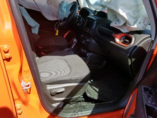 ZACCJBAB6JPH70348 - 2018 JEEP RENEGADE S Narıncı foto 5