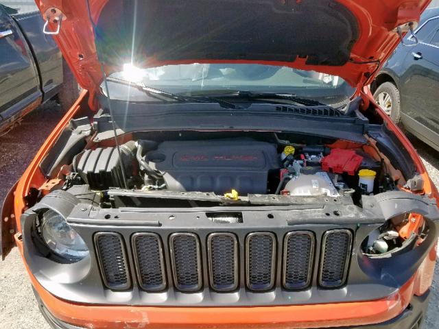 ZACCJBAB6JPH70348 - 2018 JEEP RENEGADE S Narıncı foto 7