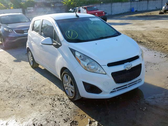 KL8CB6S98EC428970 - 2014 CHEVROLET SPARK LS WHITE photo 1