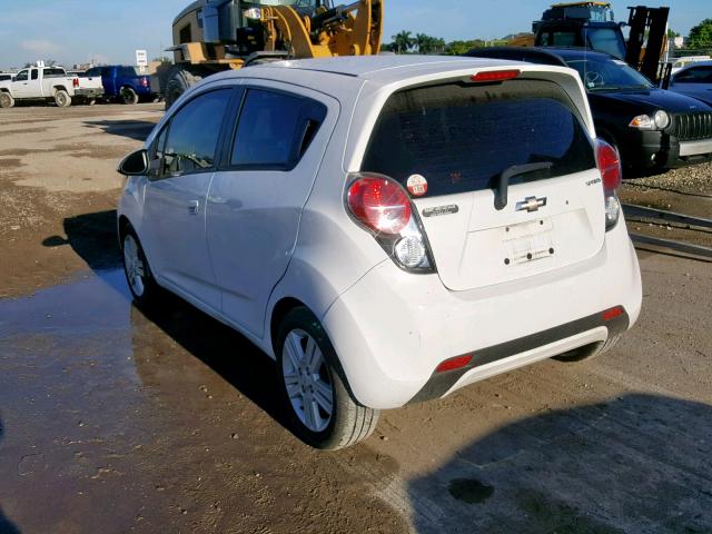 KL8CB6S98EC428970 - 2014 CHEVROLET SPARK LS WHITE photo 3