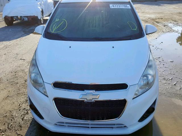 KL8CB6S98EC428970 - 2014 CHEVROLET SPARK LS WHITE photo 9