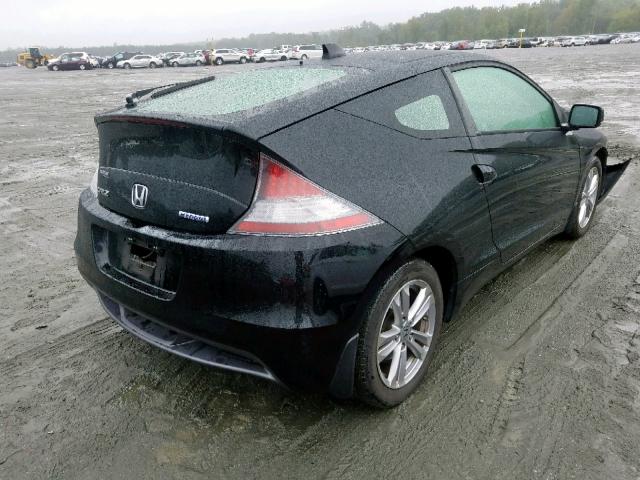 JHMZF1C44BS011471 - 2011 HONDA CR-Z BLACK photo 4