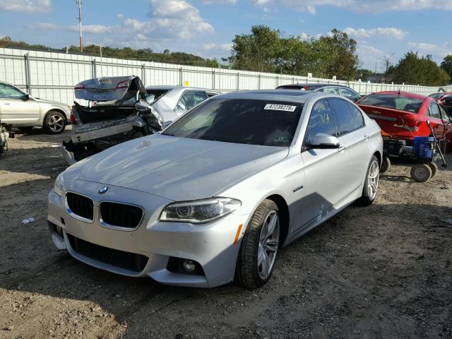 WBAKP9C57EDZ35075 - 2014 BMW 550 XI SILVER photo 2