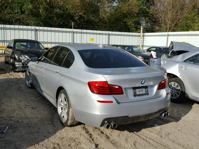 WBAKP9C57EDZ35075 - 2014 BMW 550 XI SILVER photo 3