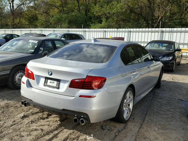 WBAKP9C57EDZ35075 - 2014 BMW 550 XI SILVER photo 4