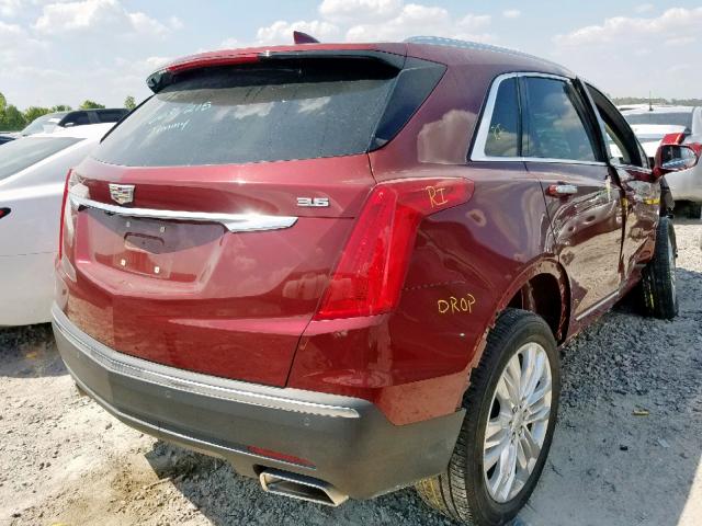 1GYKNERS3JZ190332 - 2018 CADILLAC XT5 PREMIU RED photo 4