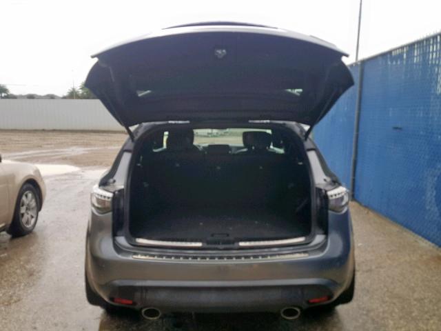 JN8CS1MU9EM450373 - 2014 INFINITI QX70 CHARCOAL photo 9