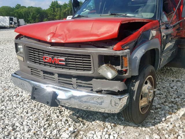 1GDKC34J7YF414661 - 2000 GMC SIERRA C35 RED photo 9