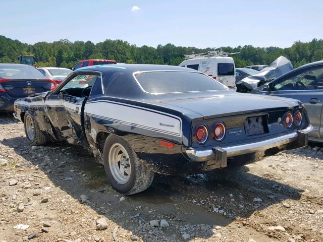 BH23G3B484486 - 1973 PLYMOUTH BARRACUDA BLACK photo 3