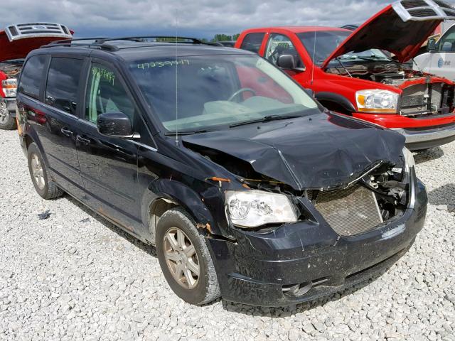 2A8HR54PX8R151435 - 2008 CHRYSLER TOWN & COU BLACK photo 1