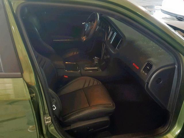 2C3CDXL98JH200243 - 2018 DODGE CHARGER SR GREEN photo 5