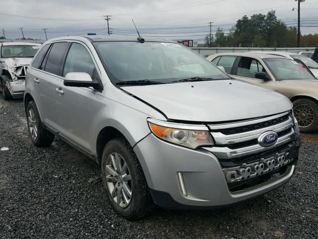 2FMDK4KC2BBB47475 - 2011 FORD EDGE LIMIT SILVER photo 1