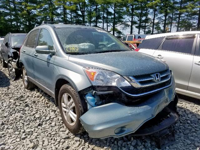 5J6RE4H70BL023114 - 2011 HONDA CR-V EXL GREEN photo 1