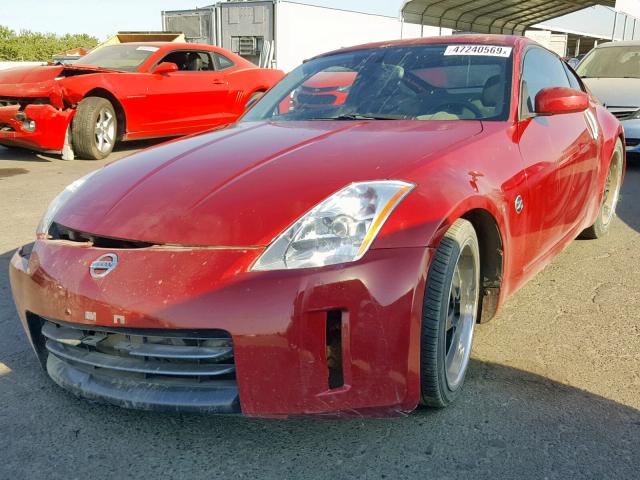 JN1AZ34E23T003652 - 2003 NISSAN 350Z COUPE RED photo 2