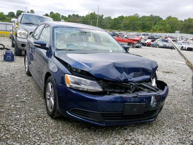 3VWLL7AJ0BM130197 - 2011 VOLKSWAGEN JETTA TDI BLUE photo 1