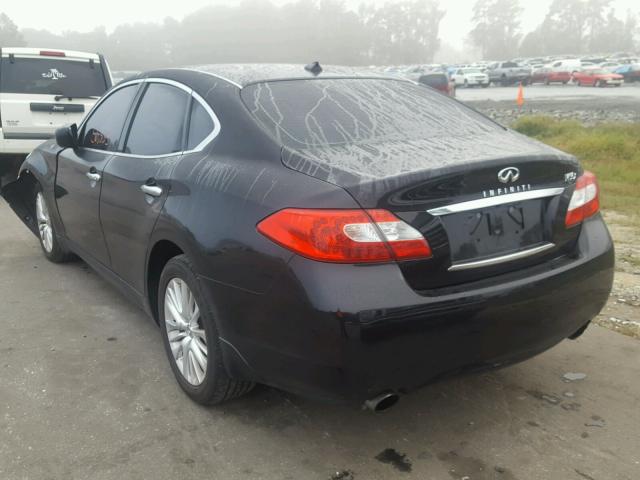 JN1AY1AR3CM580375 - 2012 INFINITI M56 X BLACK photo 3