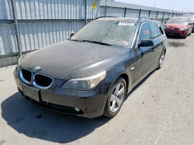 WBANN73576CN00927 - 2006 BMW 530 XIT BLACK photo 2