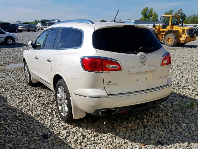 5GAKVCKD8EJ354427 - 2014 BUICK ENCLAVE WHITE photo 3