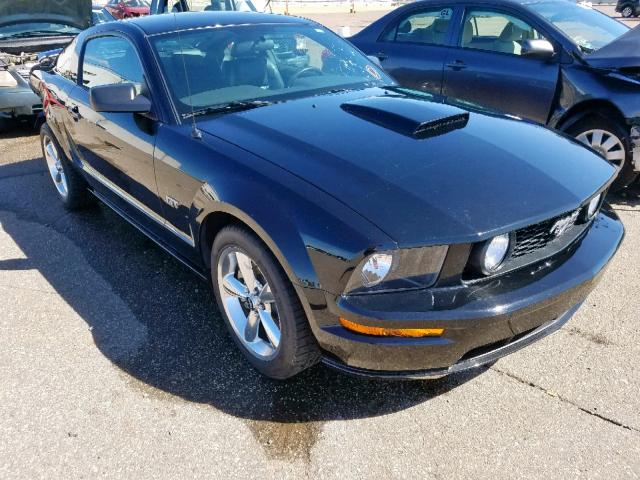 1ZVHT82H885198866 - 2008 FORD MUSTANG GT BLACK photo 1
