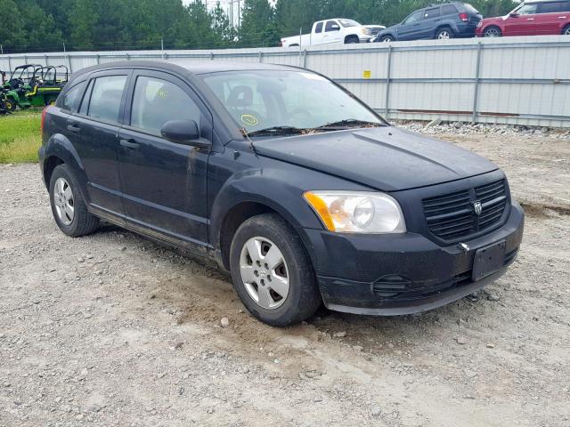 1B3HB28B67D104978 - 2007 DODGE CALIBER BLACK photo 1