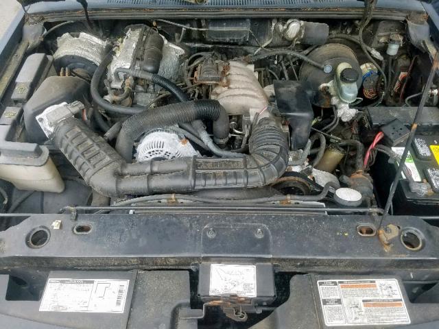 4F4CR12UXRTM47351 - 1994 MAZDA B3000 BLACK photo 7