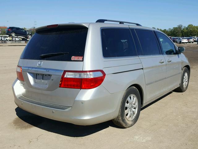 5FNRL38886B088557 - 2006 HONDA ODYSSEY TO SILVER photo 4