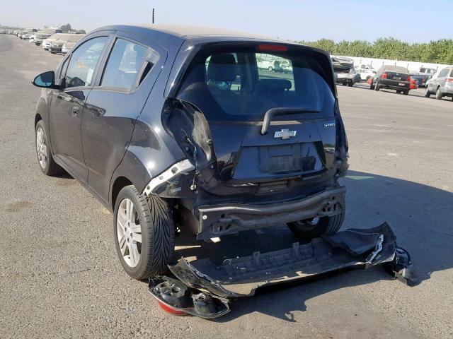 KL8CB6S98DC512463 - 2013 CHEVROLET SPARK LS BLACK photo 3