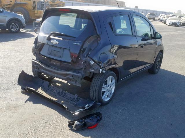 KL8CB6S98DC512463 - 2013 CHEVROLET SPARK LS BLACK photo 4