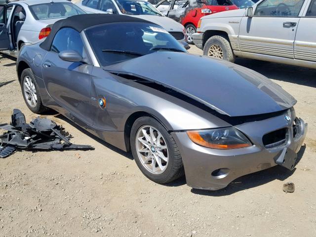 4USBT33554LR67145 - 2004 BMW Z4 2.5 GRAY photo 1