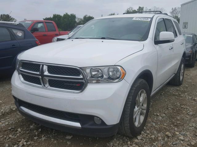 1C4RDJDG5DC677462 - 2013 DODGE DURANGO CR WHITE photo 2