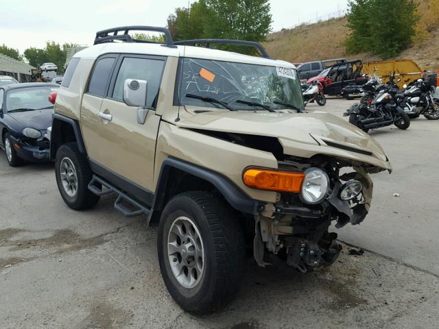 JTEBU4BF2CK123695 - 2012 TOYOTA FJ CRUISER TAN photo 1