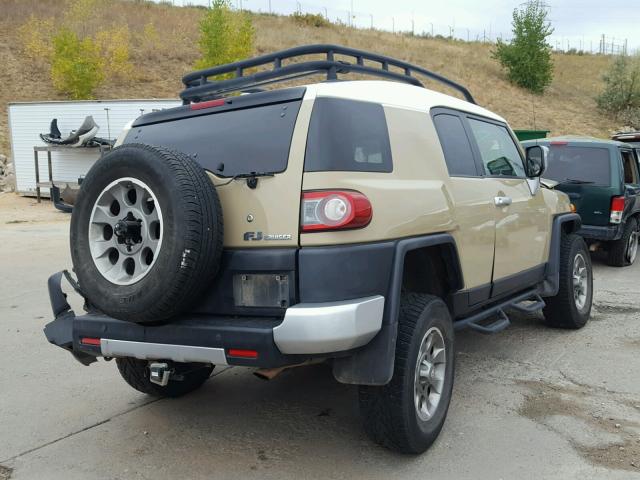 JTEBU4BF2CK123695 - 2012 TOYOTA FJ CRUISER TAN photo 4