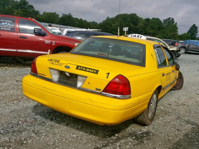 2FABP7BVXAX105725 - 2010 FORD CROWN VICT YELLOW photo 4