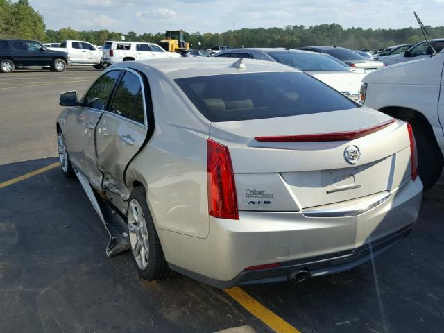 1G6AA5RA0D0146773 - 2013 CADILLAC ATS TAN photo 3