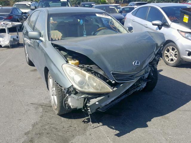 JTHBA30G655130149 - 2005 LEXUS ES330 GREEN photo 1