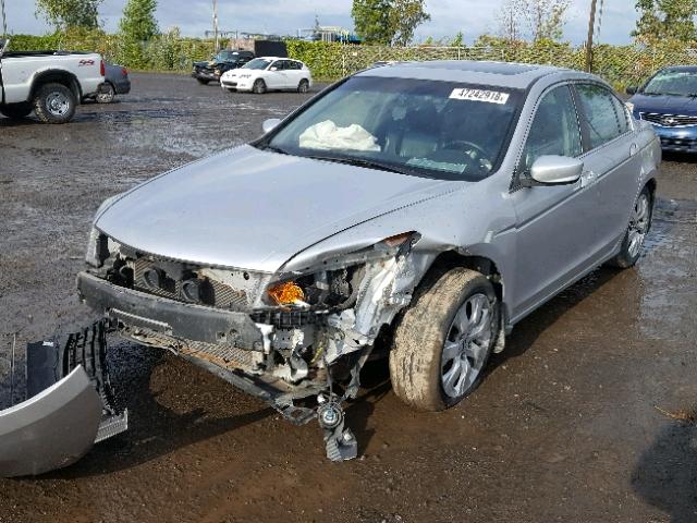 1HGCP2F83AA805439 - 2010 HONDA ACCORD EXL SILVER photo 2