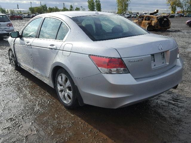 1HGCP2F83AA805439 - 2010 HONDA ACCORD EXL SILVER photo 3